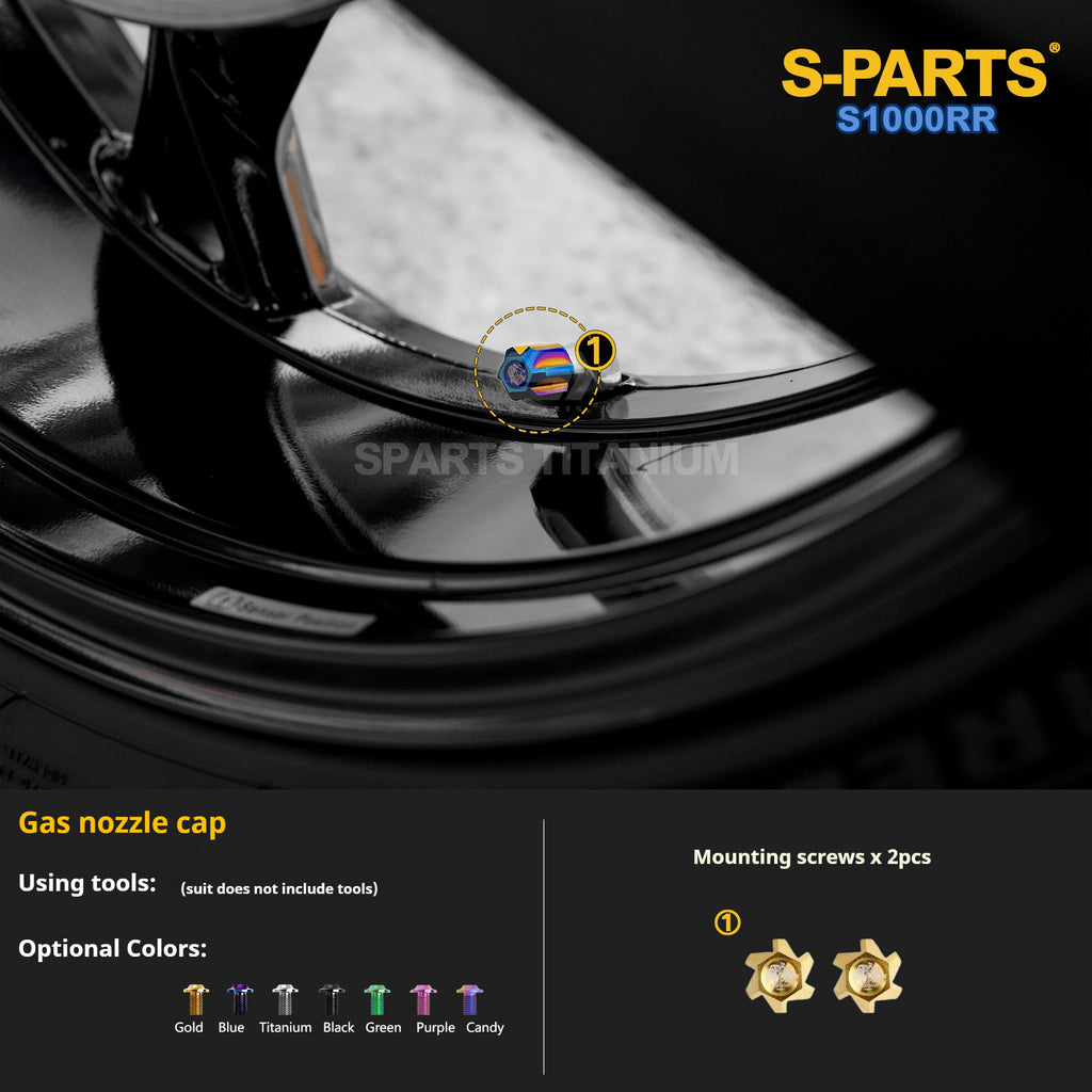 SPARTS TC4 Titanium Bolt Kit Compatible with BMW S1000RR — Full Motorcycle Upgrade Fastener Set