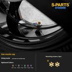 SPARTS TC4 Titanium Bolt Kit Compatible with BMW S1000RR — Full Motorcycle Upgrade Fastener Set