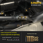 SPARTS Titanium Bolt Kit for BMW R 1250GS ADV – CNC Titanium Upgrade Kit