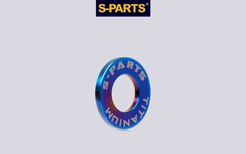 S-PARTS M3 / M4 / M5 / M6 TC4 Titanium Flat Washers for E-Bikes, Motorcycles & Bicycles