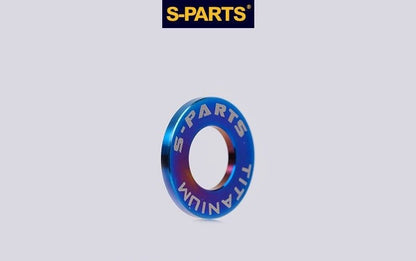 S-PARTS M3 / M4 / M5 / M6 / M8 / M10 / M12 TC4 Titanium Flat Washers for E-Bikes, Motorcycles & Bicycles