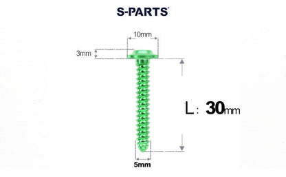 SPARTS Button Head M5×L10-35 Titanium Screws Self-Tapping Bolt