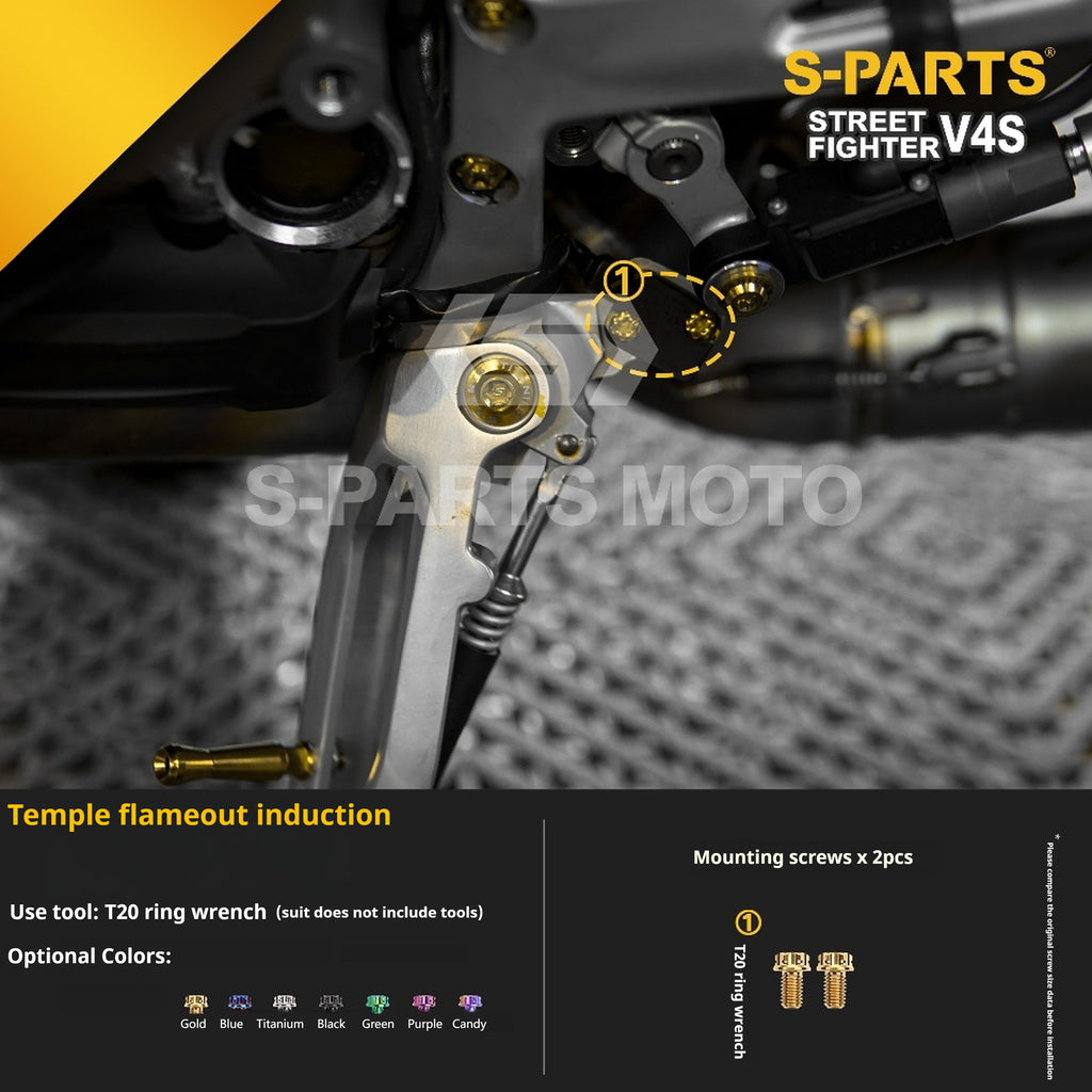 SPARTS Titanium Bolt Kit for Ducati Streetfighter V4S