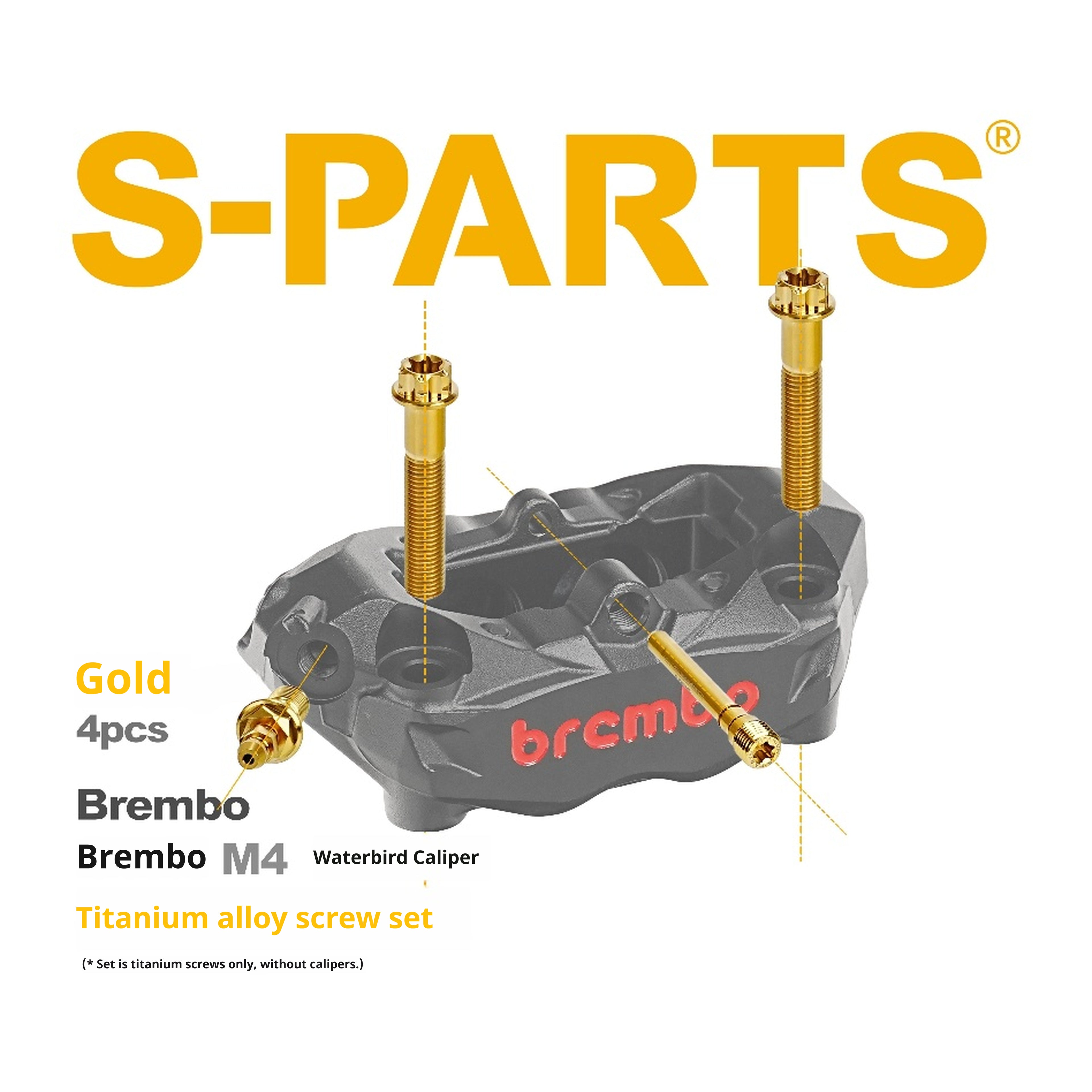 SPARTS BMW RnineT Titanium Alloy Motorcycle Bolt Upgrade Kit