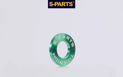 S-PARTS M3 / M4 / M5 / M6 / M8 / M10 / M12 TC4 Titanium Flat Washers for E-Bikes, Motorcycles & Bicycles