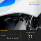 SPARTS TC4 Titanium Bolt Kit for Yamaha YZF-R1 | Motorcycle Titanium Bolt Upgrade