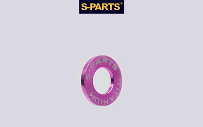 S-PARTS M3 / M4 / M5 / M6 / M8 / M10 / M12 TC4 Titanium Flat Washers for E-Bikes, Motorcycles & Bicycles