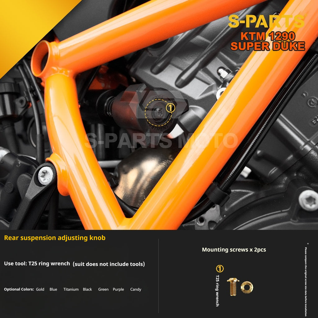 SPARTS KTM Super Duke 1290 · Full TC4 Titanium Bolt Kit｜Motorcycle Upgrade Set
