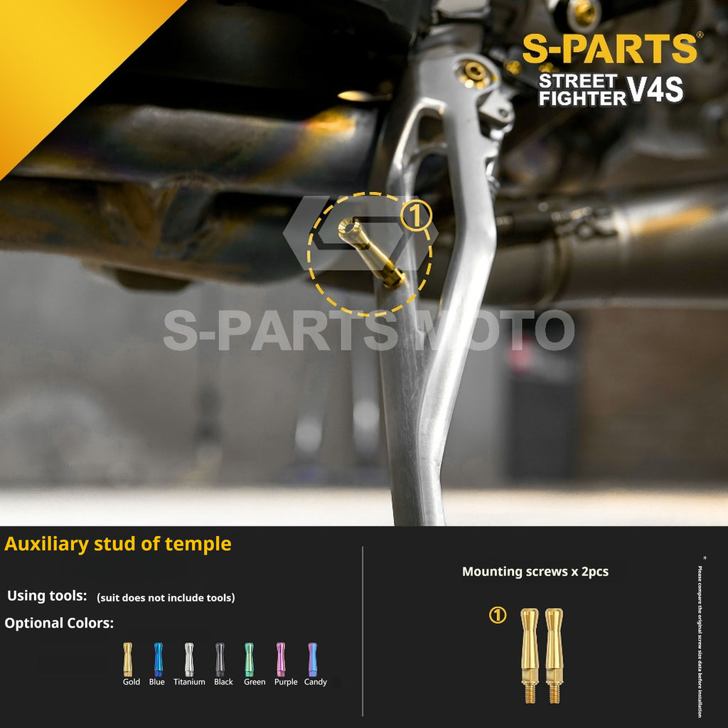 SPARTS Titanium Bolt Kit for Ducati Streetfighter V4S