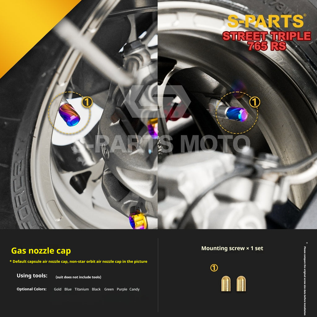 SPARTS Titanium Screw Set for Triumph Street Triple RS –CNC Titanium Upgrade Kit