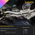 SPARTS BMW RnineT Titanium Alloy Motorcycle Bolt Upgrade Kit