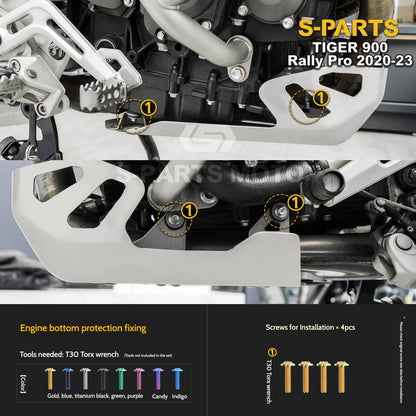 SPARTS Triumph Tiger 900 Rally Pro (2020–2023) Motorcycle Modified Titanium Alloy Bolts
