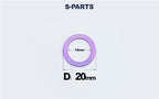 S-PARTS M8 / M10 / M12 / M14 TC4 Titanium Flat Washers for E-Bikes, Motorcycles & Bicycles