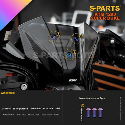 SPARTS Titanium Alloy Fasteners Compatible with KTM Super Duke 1290