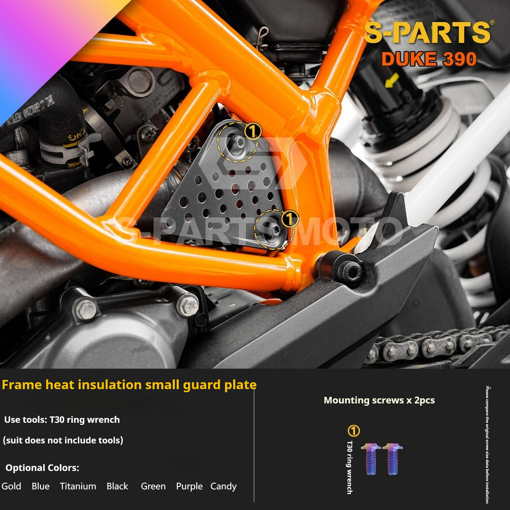 SPARTS Stan KTM DUKE 390 Dedicated · TC4 Titanium Full Motorcycle Bolt Kit