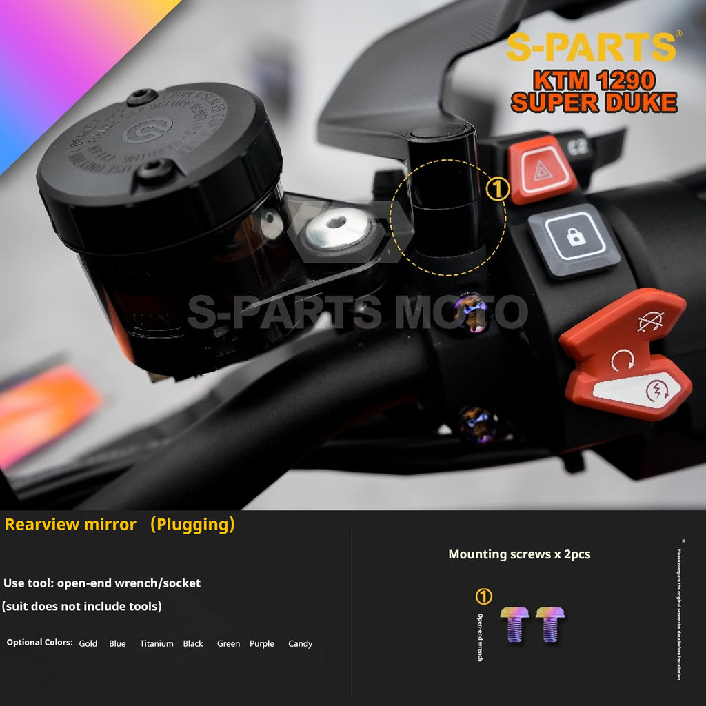 SPARTS KTM Super Duke 1290 · Full TC4 Titanium Bolt Kit｜Motorcycle Upgrade Set