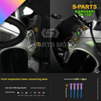 SPARTS Titanium Screw Set for Kawasaki ZX-10R 2023 –  CNC Titanium Upgrade Kit