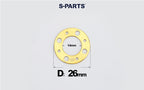 S-PARTS M8 / M10 / M12 / M14 TC4 Titanium Flat Washers for E-Bikes, Motorcycles & Bicycles
