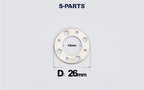 S-PARTS M8 / M10 / M12 / M14 TC4 Titanium Flat Washers for E-Bikes, Motorcycles & Bicycles