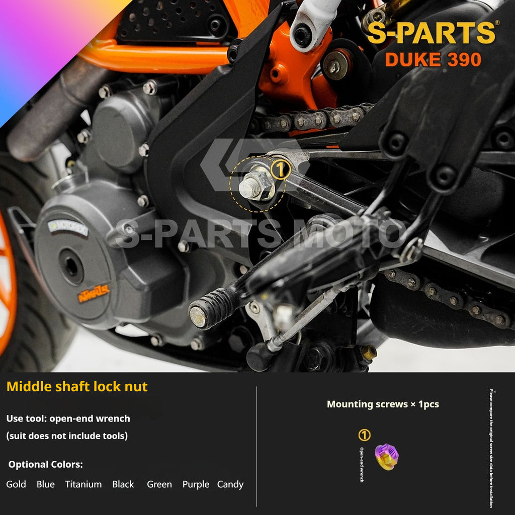 SPARTS Stan KTM DUKE 390 Dedicated · TC4 Titanium Full Motorcycle Bolt Kit