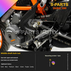 SPARTS Stan KTM DUKE 390 Dedicated · TC4 Titanium Full Motorcycle Bolt Kit