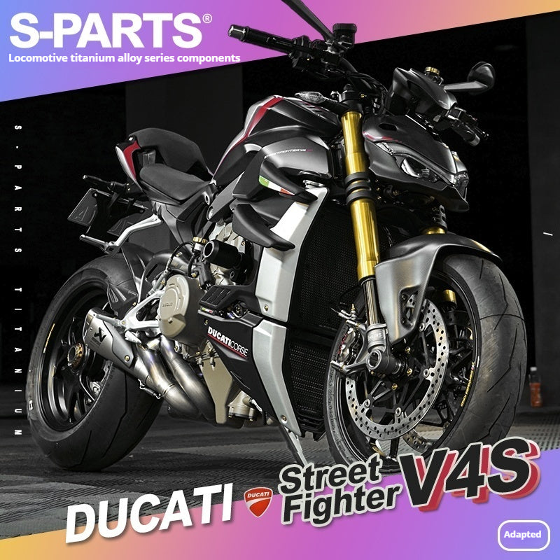 SPARTS Titanium Bolt Kit for Ducati Streetfighter V4S – Candy Color Upgrade