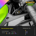 SPARTS TC4 Titanium Bolt Kit for Kawasaki ZX-4RR | Motorcycle Titanium Bolt Upgrade