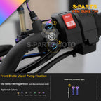 SPARTS TC4 Titanium Bolt Kit Compatible with KTM DUKE 790 – Full Motorcycle Fastener Upgrade