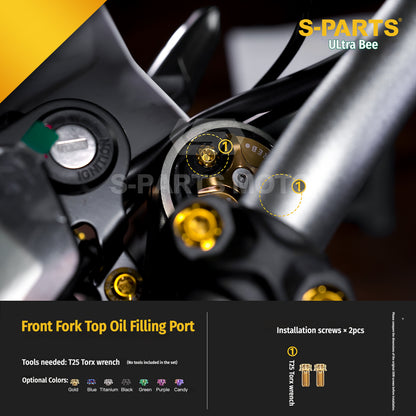 SPARTS Titanium Bolt Kit for Ultra Bee | Full Motorcycle Upgrade Set