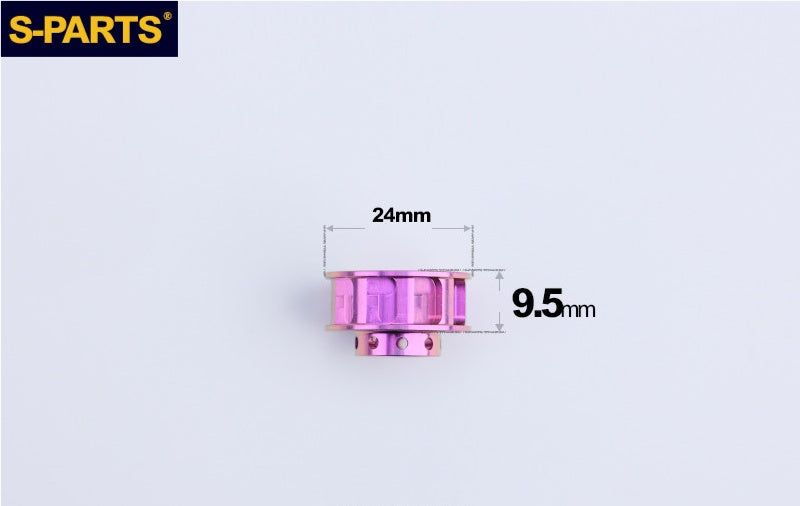 SPARTS Titanium Caliper Washers – Single & Double-Sided Bushings D20/D24 Motorcycle Upgrade