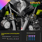 SPARTS TC4 Titanium Bolt Kit for Kawasaki Z900 2021 | Motorcycle Titanium Bolt Upgrade