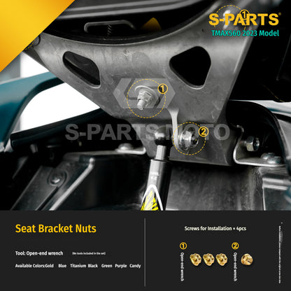 SPARTS Titanium Bolt Kit for Yamaha TMAX560 2023-Body / Engine System