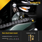 SPARTS Titanium Bolt Kit for Ultra Bee | Full Motorcycle Upgrade Set