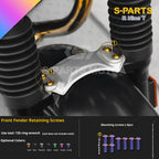 SPARTS BMW RnineT Titanium Alloy Motorcycle Bolt Upgrade Kit