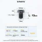 S-PARTS TC4 Titanium Mirror Plug Bolt M8 M10 RH/LH for Motorcycle