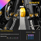 SPARTS BMW RnineT Titanium Alloy Motorcycle Bolt Upgrade Kit