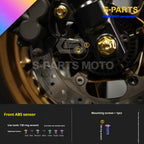 SPARTS Titanium Bolt Kit for 2021 Yamaha XMAX 300 Motorcycle Upgrade