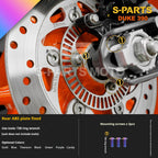 SPARTS Stan KTM DUKE 390 Dedicated · TC4 Titanium Full Motorcycle Bolt Kit