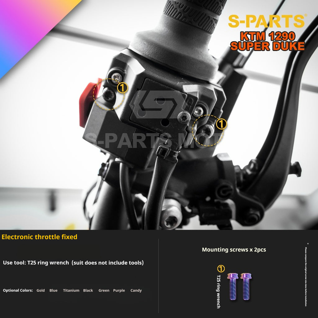 SPARTS KTM Super Duke 1290 · Full TC4 Titanium Bolt Kit｜Motorcycle Upgrade Set