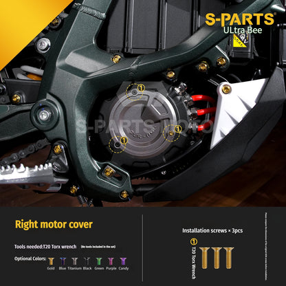 SPARTS Titanium Bolt Kit for Ultra Bee | Full Motorcycle Upgrade Set