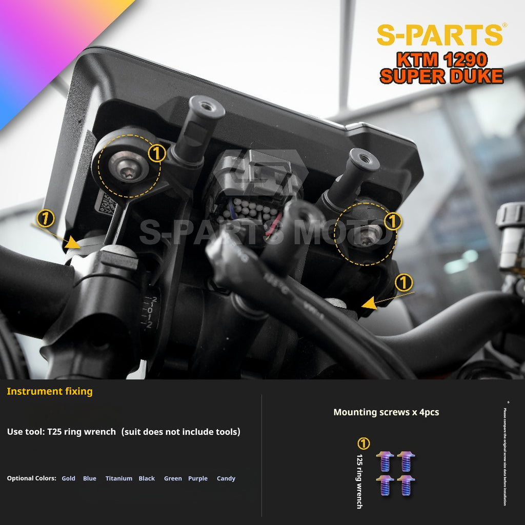 SPARTS KTM Super Duke 1290 · Full TC4 Titanium Bolt Kit｜Motorcycle Upgrade Set
