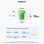 S-PARTS TC4 Titanium Mirror Plug Bolt M8 M10 RH/LH for Motorcycle