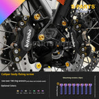 SPARTS BMW RnineT Titanium Alloy Motorcycle Bolt Upgrade Kit