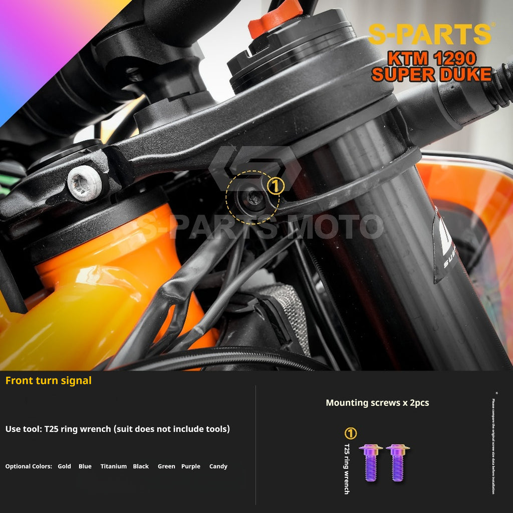 SPARTS KTM Super Duke 1290 · Full TC4 Titanium Bolt Kit｜Motorcycle Upgrade Set