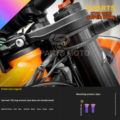SPARTS Titanium Alloy Fasteners Compatible with KTM Super Duke 1290