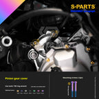 SPARTS Titanium Bolt Kit for 2021 Yamaha XMAX 300 Motorcycle Upgrade