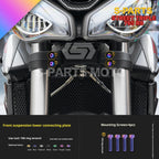 SPARTS Titanium Screw Set for Triumph Street Triple RS –CNC Titanium Upgrade Kit