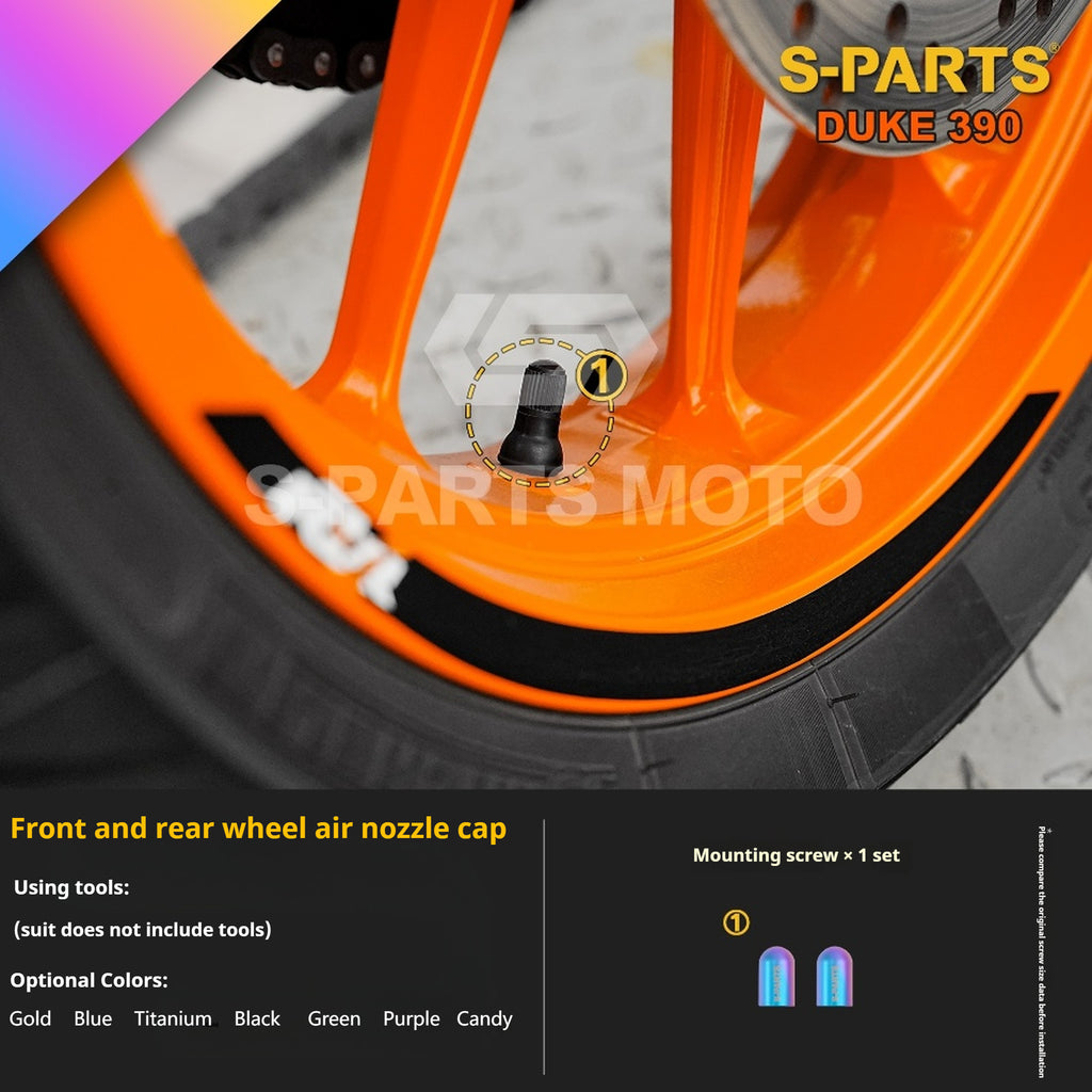 SPARTS Stan KTM DUKE 390 Dedicated · TC4 Titanium Full Motorcycle Bolt Kit