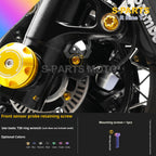 SPARTS BMW RnineT Titanium Alloy Motorcycle Bolt Upgrade Kit