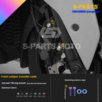 SPARTS Titanium Bolt Set for 2023 XMAX300 | Yamaha Motorcycle Titanium Bolt Upgrade